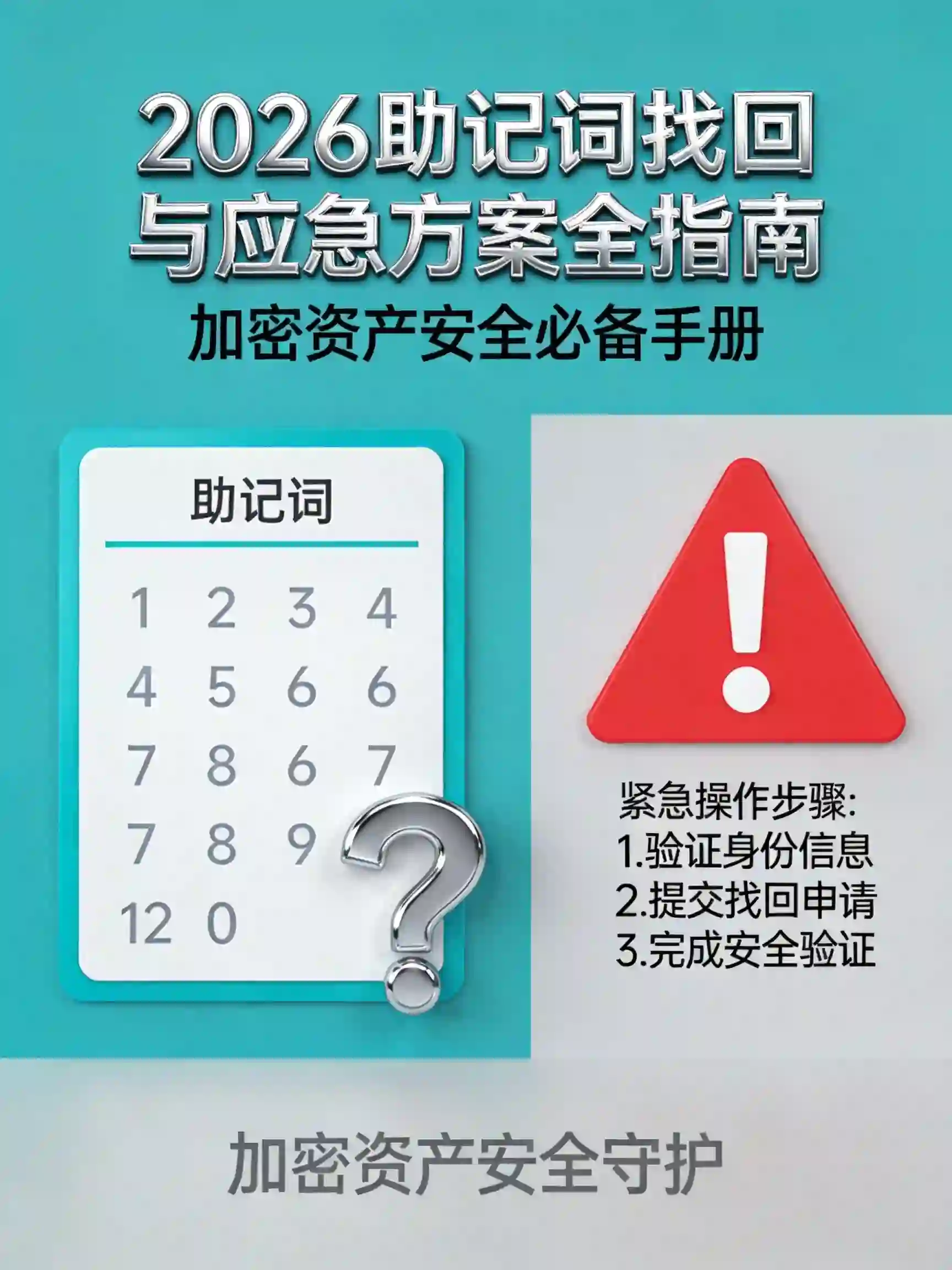 助记词忘了怎么办？2026最新找回与应急方案全解析